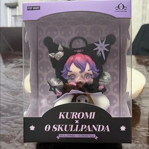 Pop Mart Kuromi x Skullpanda Plush Toy